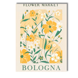 Yellow Wildflower Flower Market Poster Scandinavian Floral Design Canvas Wall Art Print Decor Picture Ready to Hang