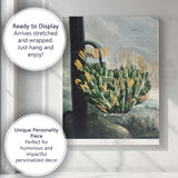 Antique Agave Aloe Blooming Succulent Botanical Print Canvas Wall Art Print Decor Picture Ready to Hang