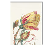 Expressive Watercolour Flower Bud Botanical Painting Canvas Wall Art Print Decor Picture Ready to Hang