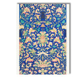Ornate Blue and Pink Chinoiserie Floral Decorative Pattern Canvas Wall Art Print Decor Picture Ready to Hang