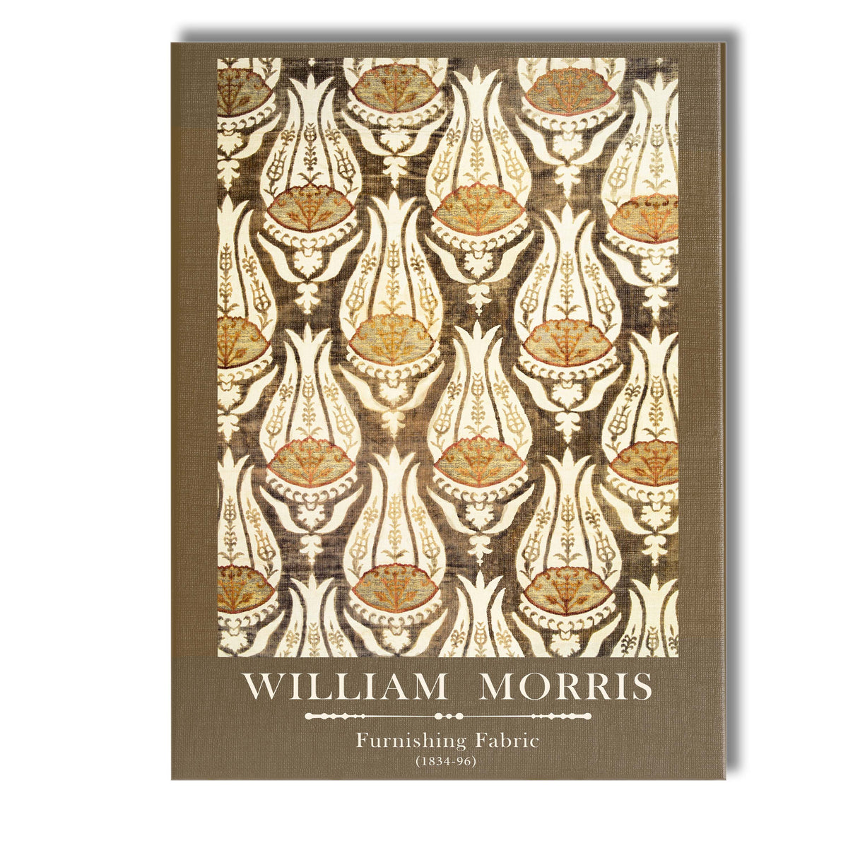 Earth Tone William Morris Furnishing Fabric Decorative Pattern Canvas Wall Art Print Decor Picture Ready to Hang