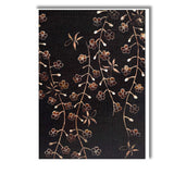 Black And Rose Gold Cherry Blossom Branch Floral Pattern Canvas Wall Art Print Decor Picture Ready to Hang