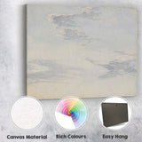 Soft Grey Cloud Study Watercolour Sky Landscape Canvas Wall Art Print Decor Picture Ready to Hang