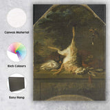 Dutch Master Hunting Trophy Hare and Game Still Life Canvas Wall Art Print Decor Picture Ready to Hang