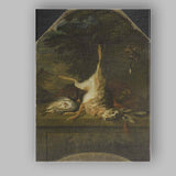 Dutch Master Hunting Trophy Hare and Game Still Life Canvas Wall Art Print Decor Picture Ready to Hang