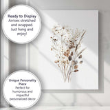 Neutral White Wildflower Meadow Watercolour Botanical Arrangement Canvas Wall Art Print Decor Picture Ready to Hang