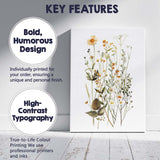 Yellow Meadow Wildflowers Botanical Watercolour Floral Arrangement Canvas Wall Art Print Decor Picture Ready to Hang