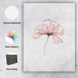 Blush Pink Magnolia Bloom Botanical Watercolour Canvas Wall Art Print Decor Picture Ready to Hang