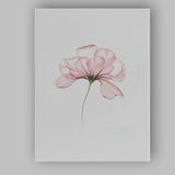 Blush Pink Magnolia Bloom Botanical Watercolour Canvas Wall Art Print Decor Picture Ready to Hang