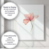 Elegant Blush Magnolia Watercolour Floral Canvas Wall Art Print Decor Picture Ready to Hang