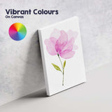 Vibrant Pink Magnolia Bloom Watercolour Canvas Wall Art Print Decor Picture Ready to Hang