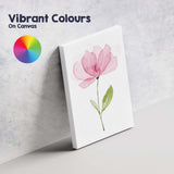 Soft Rose Pink Magnolia Blossom Watercolour Canvas Wall Art Print Decor Picture Ready to Hang