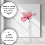 Soft Pink Magnolia Blossom Watercolour Botanical Canvas Wall Art Print Decor Picture Ready to Hang