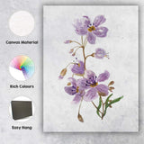 Delicate Lavender Blossom Botanical Watercolour Floral Canvas Wall Art Print Decor Picture Ready to Hang