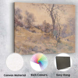 Delicate Winter Woodland Watercolour Snowy Trees Landscape Canvas Wall Art Print Decor Picture Ready to Hang