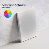 Cool Grey Soft Gradient Minimalist Abstract Background Canvas Wall Art Print Decor Picture Ready to Hang