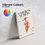 Fashion Fusion Abstract Runway Figure Contemporary Editorial Poster Canvas Wall Art Print Decor Picture Ready to Hang
