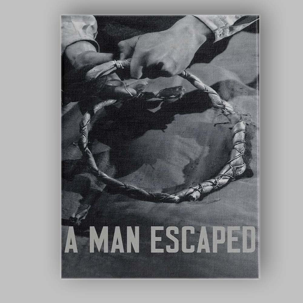 Black and White Prison Escape Rope Detail Classic French Cinema Photography Canvas Wall Art Print Decor Picture Ready to Hang
