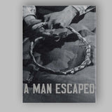 Black and White Prison Escape Rope Detail Classic French Cinema Photography Canvas Wall Art Print Decor Picture Ready to Hang