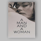 Monochrome Romantic Embrace Close Up Art House Film Style Portrait Canvas Wall Art Print Decor Picture Ready to Hang