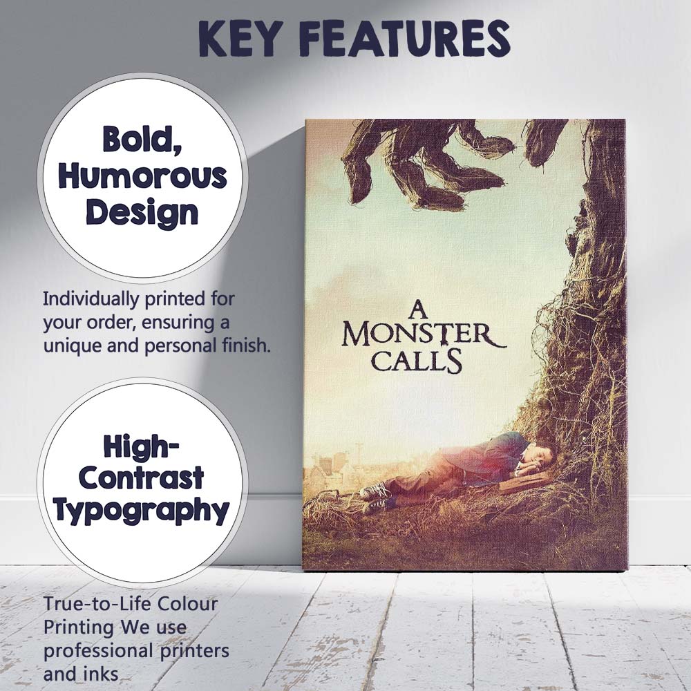 Fantasy Tree Monster Dreamlike Woodland Storybook Artwork Canvas Wall Art Print Decor Picture Ready to Hang