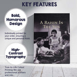 Classic Monochrome Family Drama Interior Scene Film Poster Style Canvas Wall Art Print Decor Picture Ready to Hang