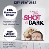 Pink Typography Comedy Character Minimalist Pop Culture Design Canvas Wall Art Print Decor Picture Ready to Hang