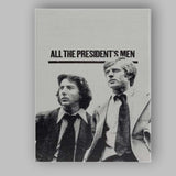 Monochrome Investigative Journalism Political Thriller Retro Newspaper Style Canvas Wall Art Print Decor Picture Ready to Hang