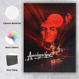 Dark Red Psychological War Drama Atmospheric Cinematic Artwork Canvas Wall Art Print Decor Picture Ready to Hang