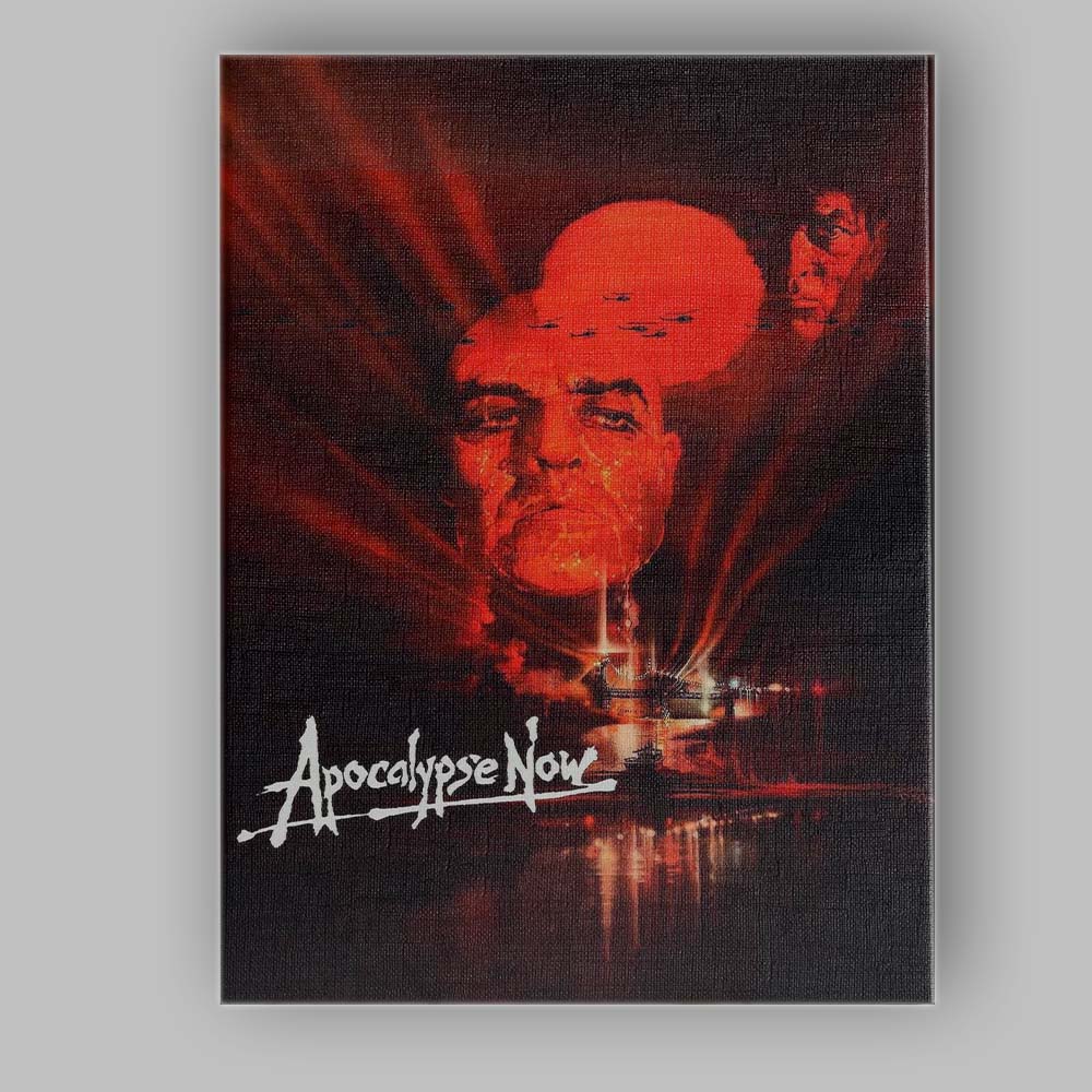 Dark Red Psychological War Drama Atmospheric Cinematic Artwork Canvas Wall Art Print Decor Picture Ready to Hang