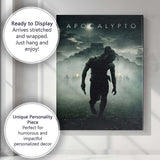 Misty Ancient Civilisation Warrior Silhouette Epic Adventure Canvas Wall Art Print Decor Picture Ready to Hang