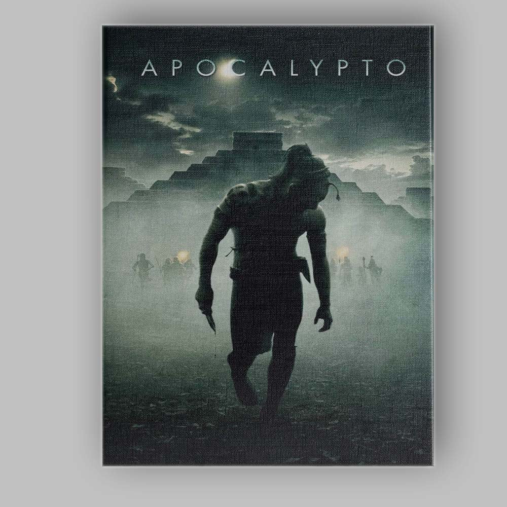Misty Ancient Civilisation Warrior Silhouette Epic Adventure Canvas Wall Art Print Decor Picture Ready to Hang