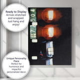 Abstract Film Strip Window Light Reflection Contemporary Art Canvas Wall Art Print Decor Picture Ready to Hang