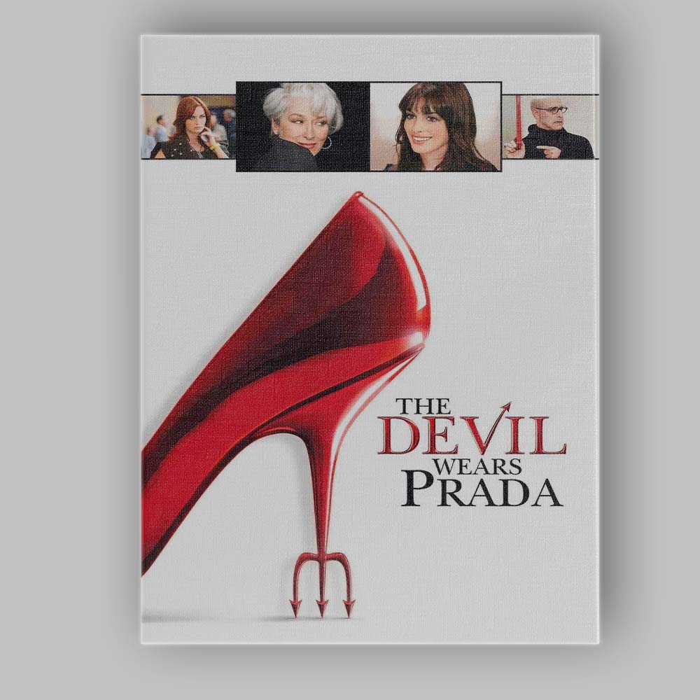 Red Designer Stiletto Fashion Glamour Chic Style Illustration Canvas Wall Art Print Decor Picture Ready to Hang