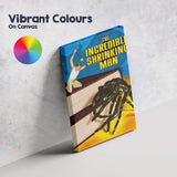 Retro Giant Spider Science Fiction Adventure Bright Pop Art Canvas Wall Art Print Decor Picture Ready to Hang