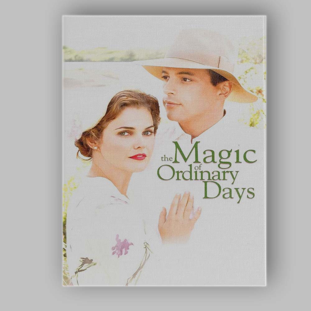 Soft Romantic Countryside Couple Portrait Pastel Elegance Canvas Wall Art Print Decor Picture Ready to Hang