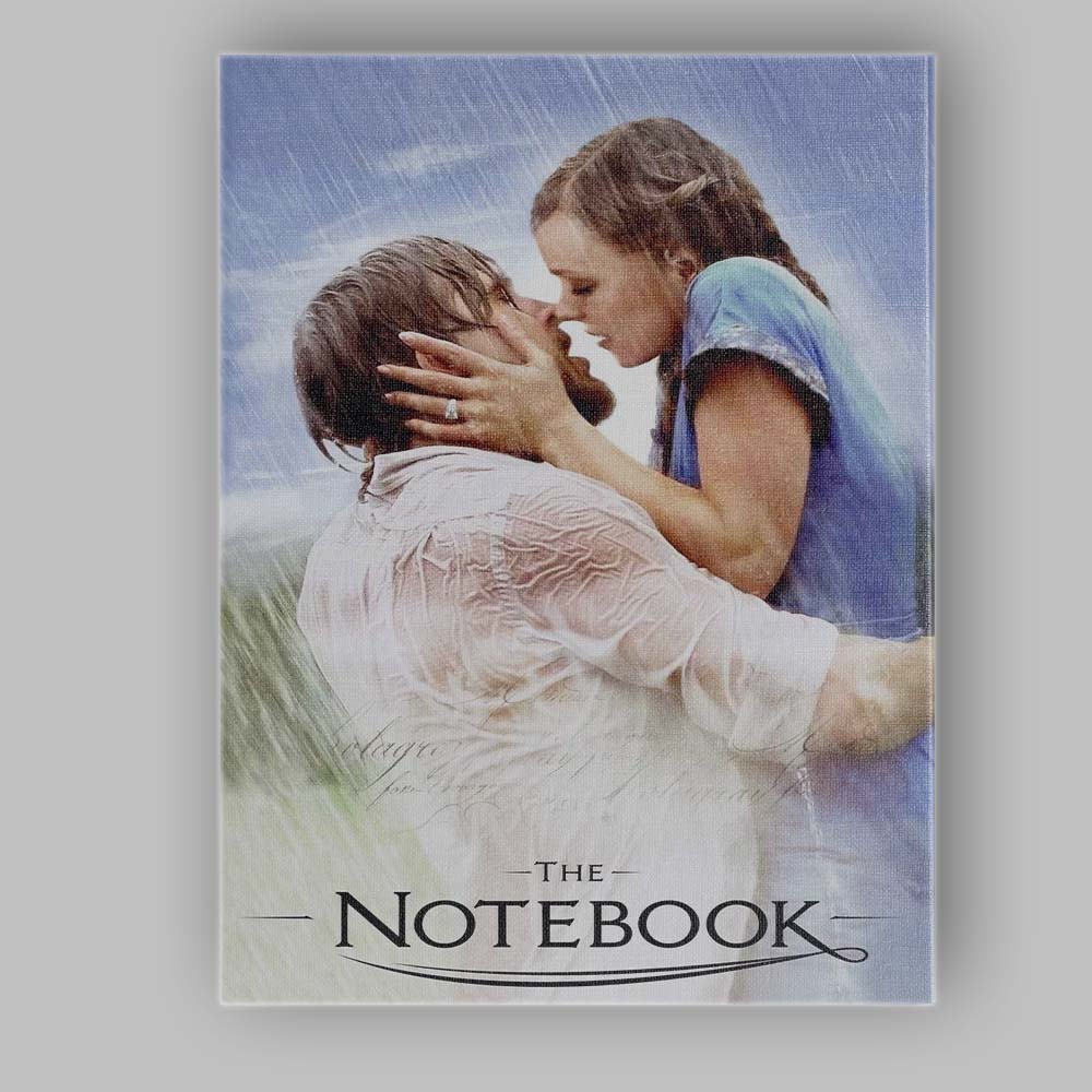 Romantic Rain Kiss Lovers Emotional Drama Portrait Canvas Wall Art Print Decor Picture Ready to Hang