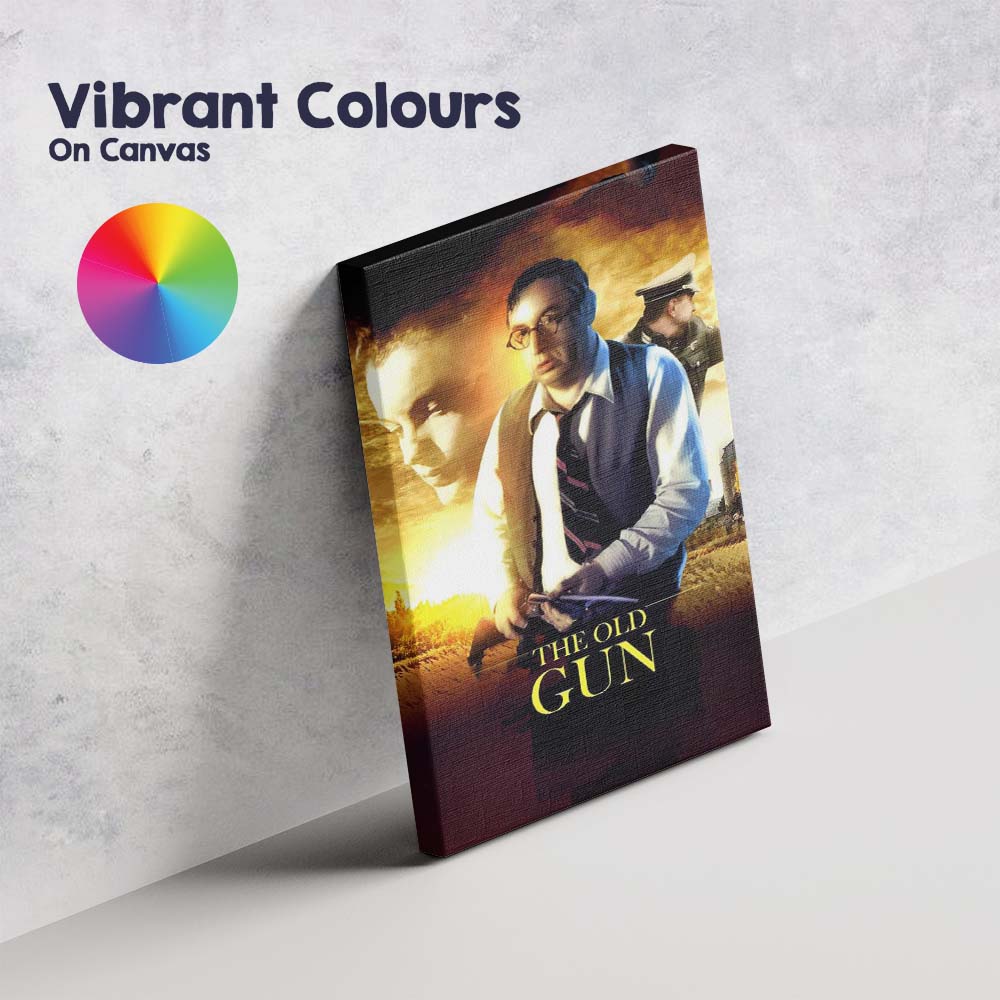 Moody Wartime Drama Golden Sunset Cinematic Character Portrait Canvas Wall Art Print Decor Picture Ready to Hang
