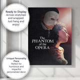 Phantom Masked Opera Romance Gothic Theatre Drama Canvas Wall Art Print Decor Picture Ready to Hang