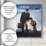 Inspirational Father And Son Success Journey Sky Blue Canvas Wall Art Print Decor Picture Ready to Hang