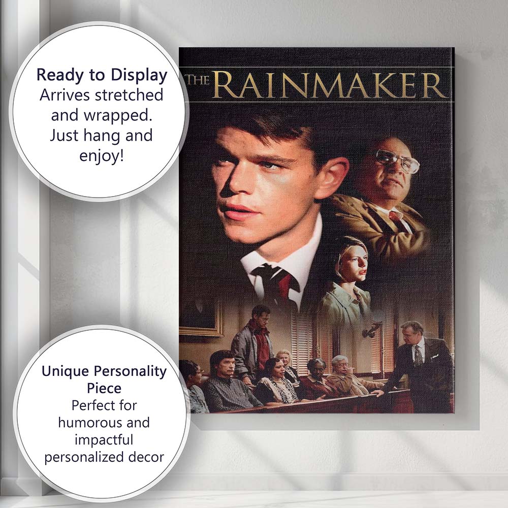 Classic Courtroom Legal Drama Portrait Interior Scene Canvas Wall Art Print Decor Picture Ready to Hang