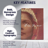 Elegant Cultural Portrait Warm Sepia Traditional Beauty Canvas Wall Art Print Decor Picture Ready to Hang