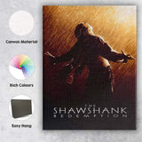 Golden Rain Freedom Hope Cinematic Silhouette Inspirational Canvas Wall Art Print Decor Picture Ready to Hang