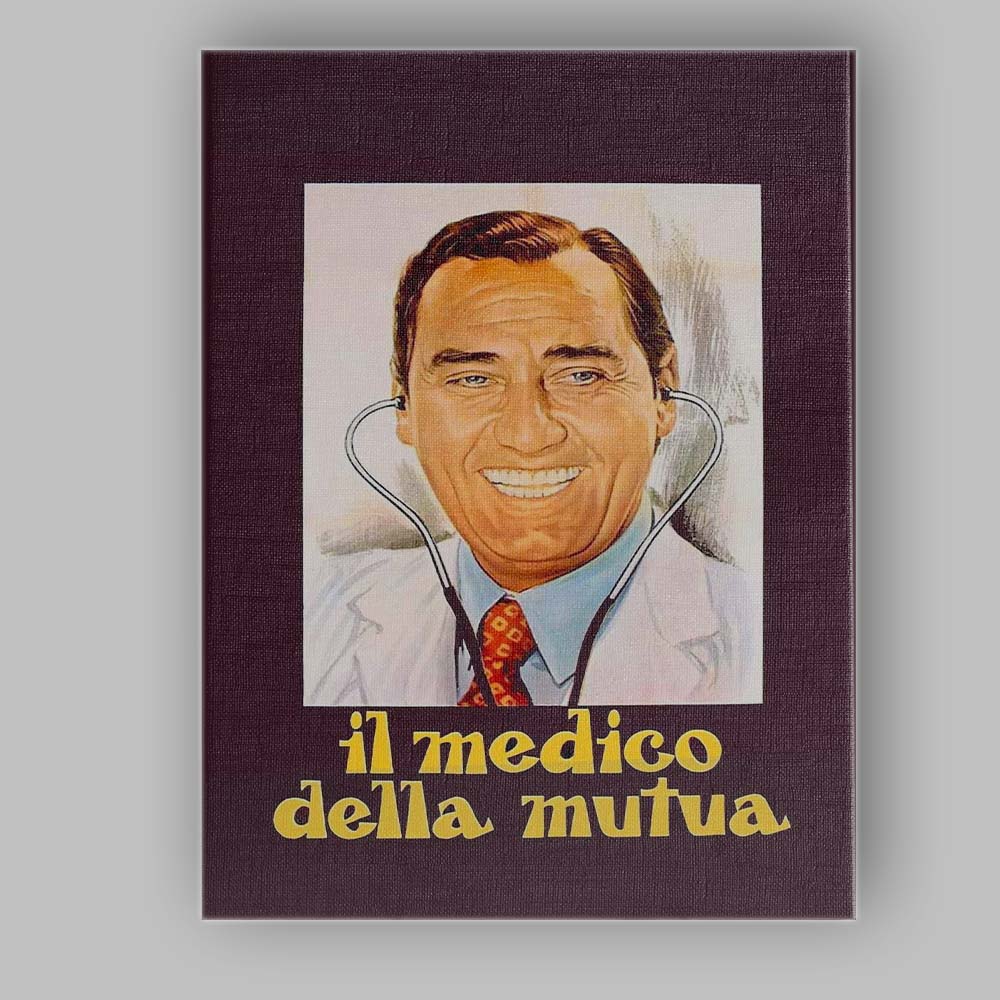 Retro Medical Portrait Illustration Warm Brown Classic Doctor Artwork Canvas Wall Art Print Decor Picture Ready to Hang