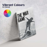 Black And White Wartime Documentary Style Historical Conflict Artwork Canvas Wall Art Print Decor Picture Ready to Hang