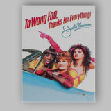 Vibrant Cult Comedy Drag Queens Convertible Car Pop Art Canvas Wall Art Print Decor Picture Ready to Hang