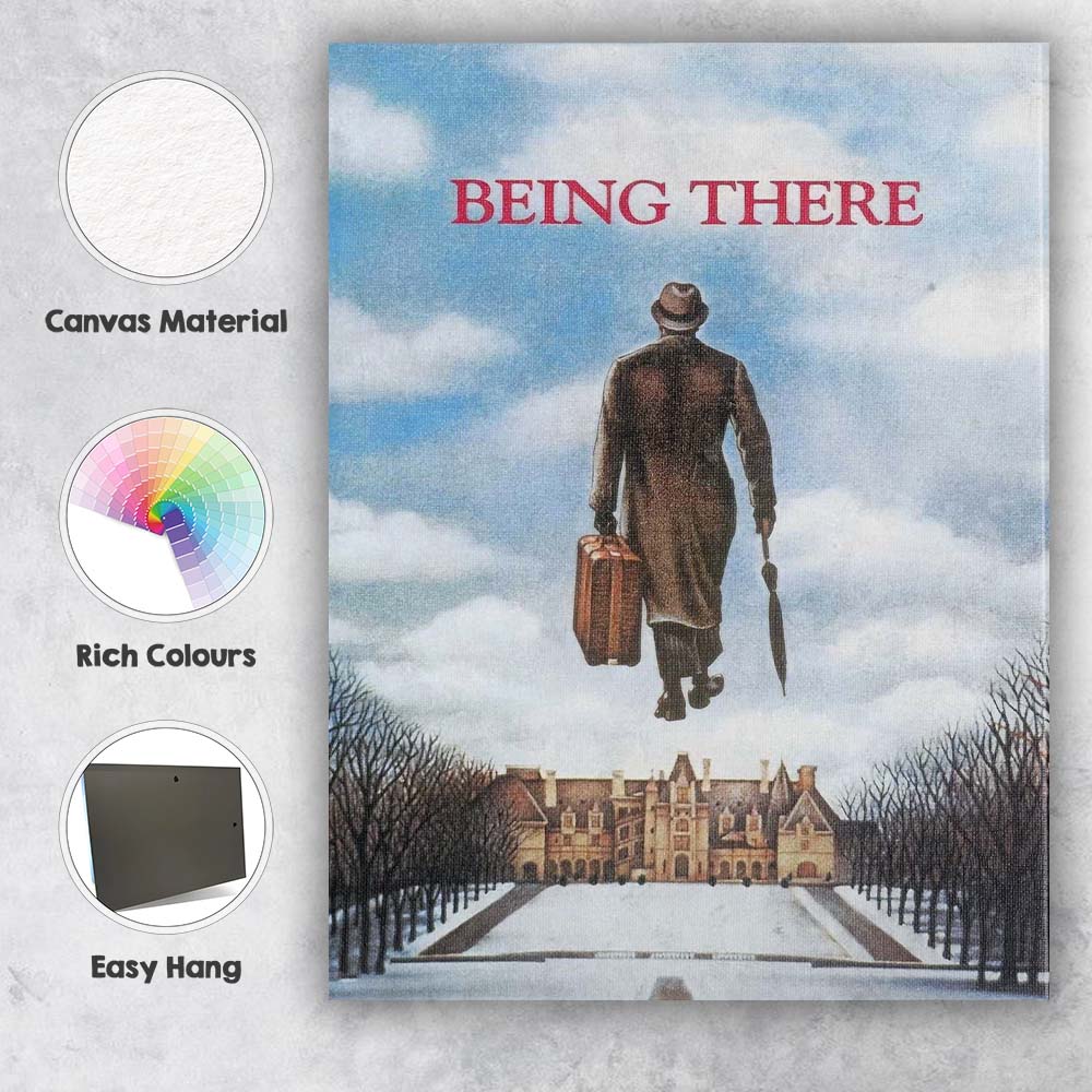 Surreal Being There Floating Gentleman Dreamscape Landscape Canvas Wall Art Print Decor Picture Ready to Hang