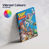 Bright Animated Toy Story Adventure Characters Family Film Artwork Canvas Wall Art Print Decor Picture Ready to Hang