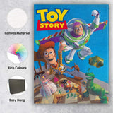 Bright Animated Toy Story Adventure Characters Family Film Artwork Canvas Wall Art Print Decor Picture Ready to Hang