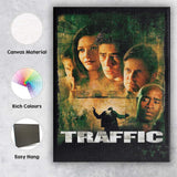 Dark Crime Thriller Traffic Ensemble Cast Grunge Film Poster Canvas Wall Art Print Decor Picture Ready to Hang